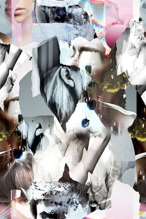 抽象印花华亿平台图片