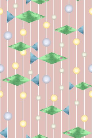 几何印花华亿平台图片