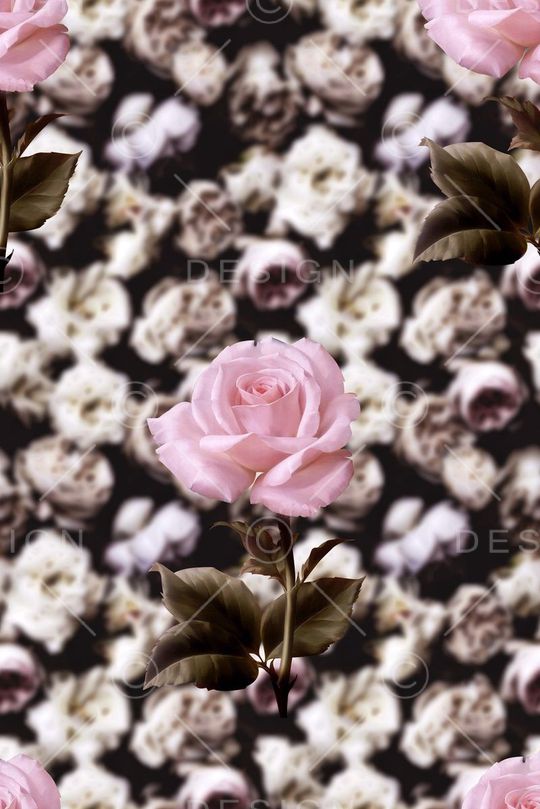 渐变水墨风格印花华亿平台图片