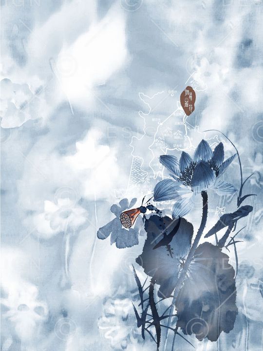 抽象印花华亿平台图片