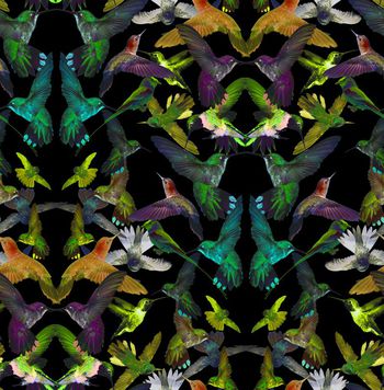 548435-时尚复古百鸟集