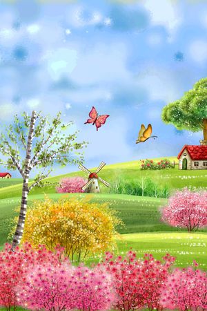 手绘印花华亿平台图片