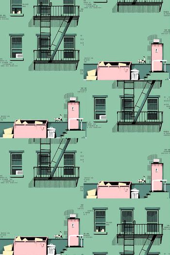 548495-抽象房子男装裤子图案