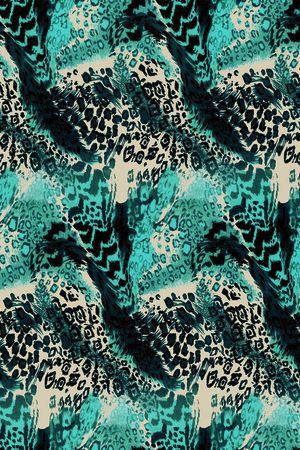 豹纹 创意花纹 创新豹纹 彩色豹纹 时尚印花华亿平台图片