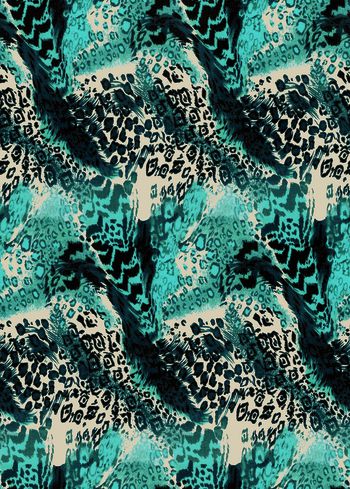 548536-豹纹 创意花纹 创新豹纹 彩色豹纹