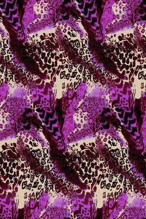 豹纹 创意花纹 创新豹纹 彩色豹纹 时尚印花华亿平台图片