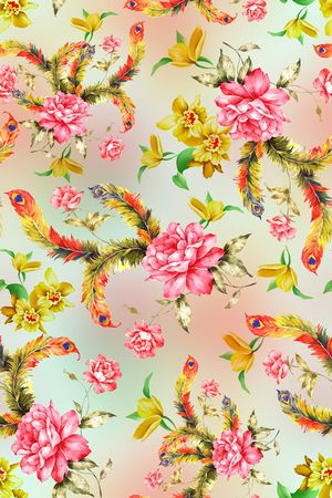 狗尾巴草印花华亿平台图片