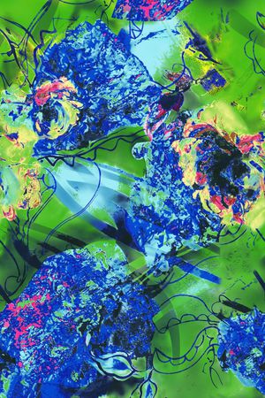 抽象印花华亿平台图片