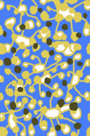 手绘涂鸦图案印花华亿平台图片