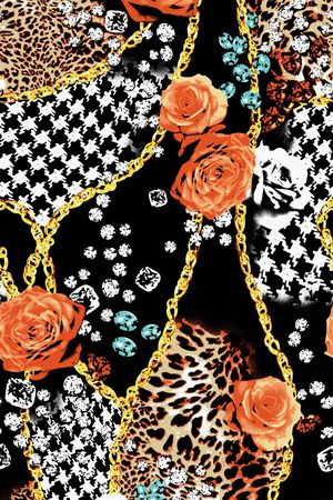 玫瑰印花华亿平台图片