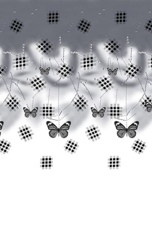 抽象男装图案印花华亿平台图片