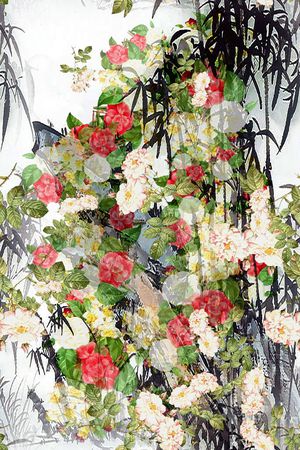 写意印花华亿平台图片