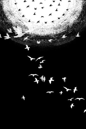 抽象男装图案印花华亿平台图片