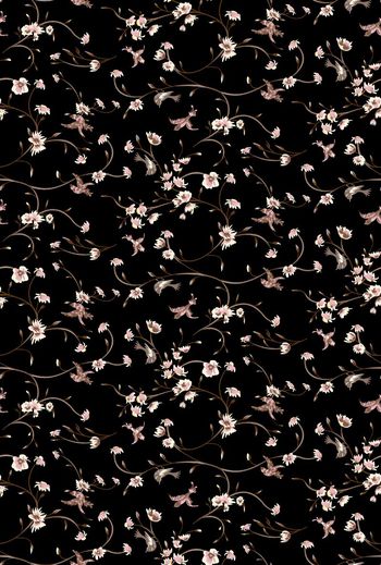 548744-时尚潮男小花卉男装图案