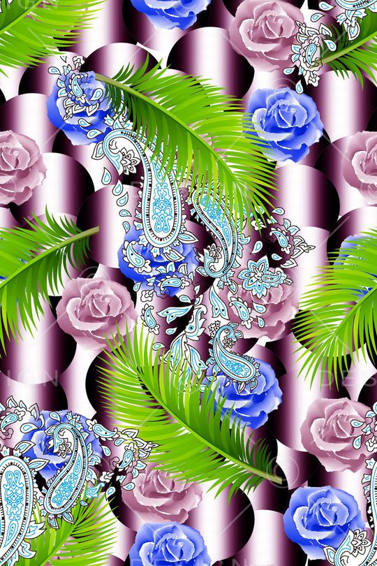 抽象印花华亿平台图片