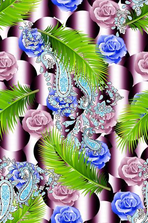 抽象印花华亿平台图片