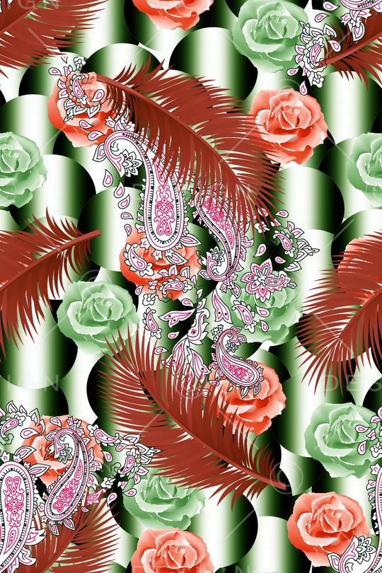 抽象印花华亿平台图片