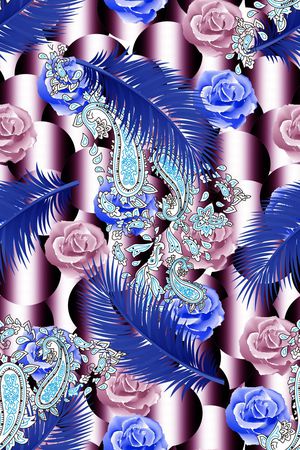 抽象印花华亿平台图片