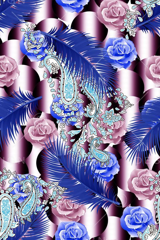 抽象印花华亿平台图片