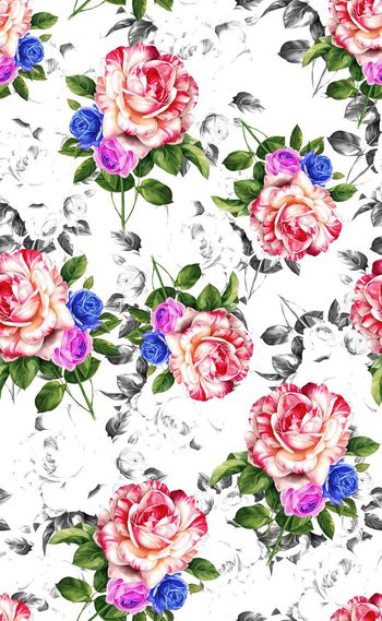 548759-欧美流行时尚性感大花