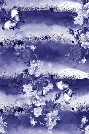 抽象纹理印花华亿平台图片