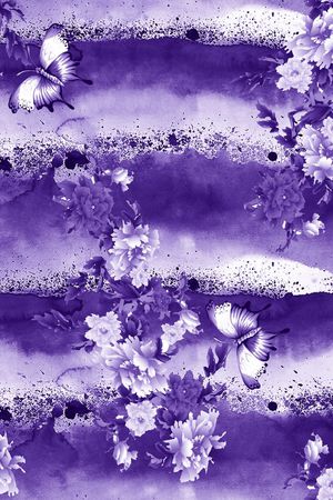 抽象纹理印花华亿平台图片