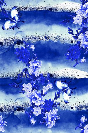 抽象纹理印花华亿平台图片