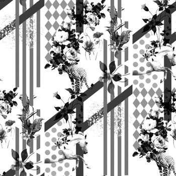 几何印花华亿平台图片