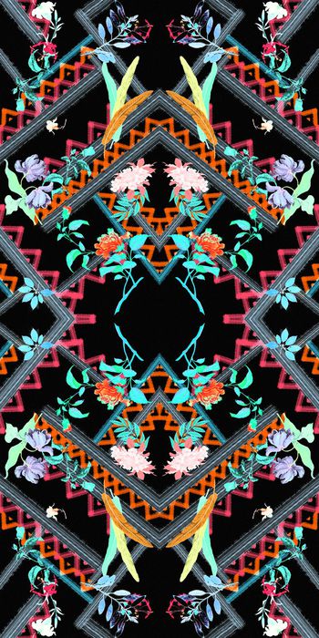 抽象印花华亿平台图片