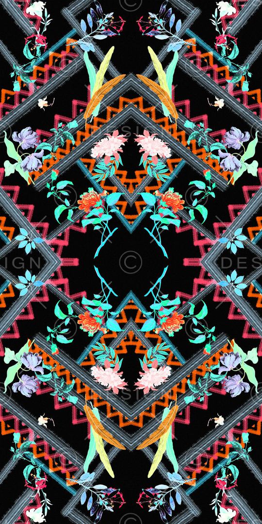 抽象印花华亿平台图片