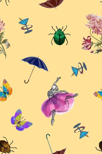 548891-流行时尚绣花剪贴