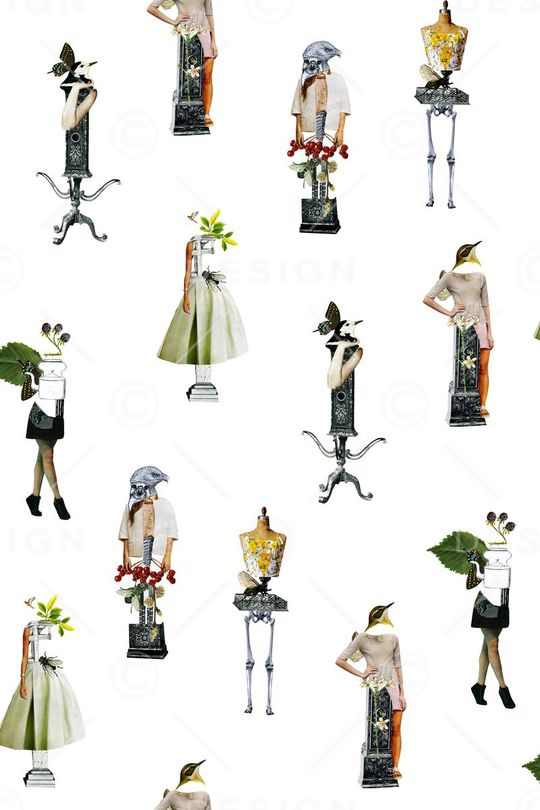 插画人物印花华亿平台图片