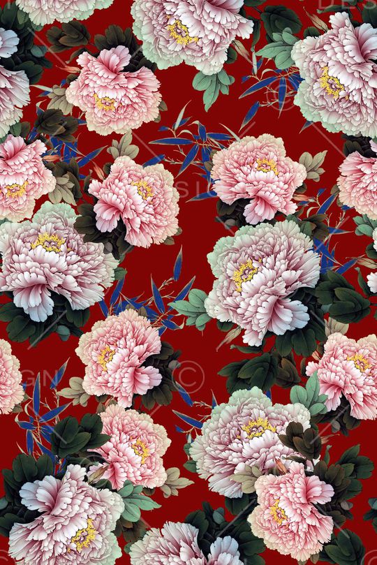 中国风印花华亿平台图片