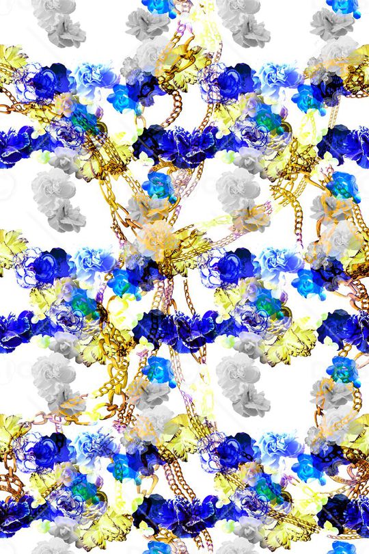 抽象炫彩印花华亿平台图片