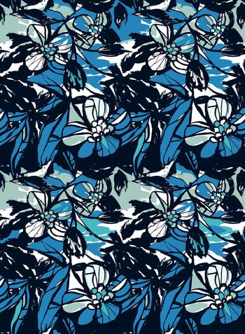 548994-最新流行随意涂花数码印花