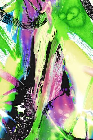 抽象印花华亿平台图片