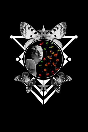 潮流时尚印花华亿平台图片