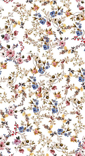 满版小花印花华亿平台图片