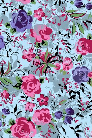 花朵印花华亿平台图片