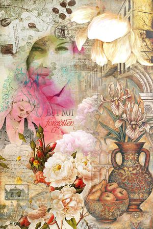 欧美复古印花华亿平台图片