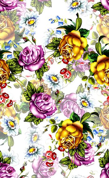 549198-欧美流行时尚矢量高清大花