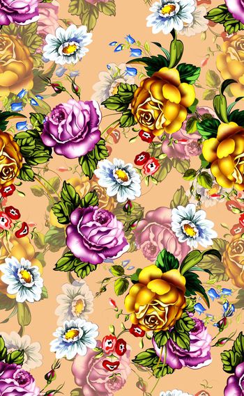 549199-欧美流行时尚矢量高清大花