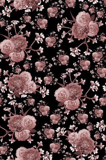 549204-田园风富贵花卉叶子