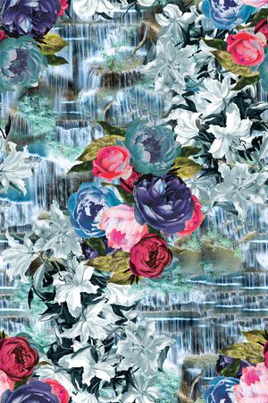 服装设计印花华亿平台图片