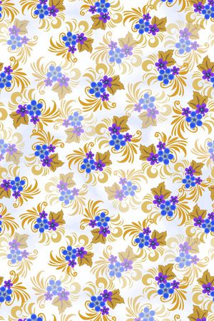 欧式纹样  树叶  云纹 抽象印花华亿平台图片