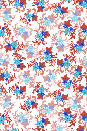 欧式纹样  树叶  云纹 抽象印花华亿平台图片