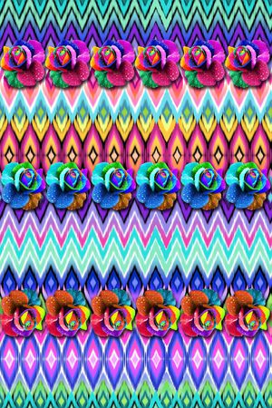 民族风印花华亿平台图片