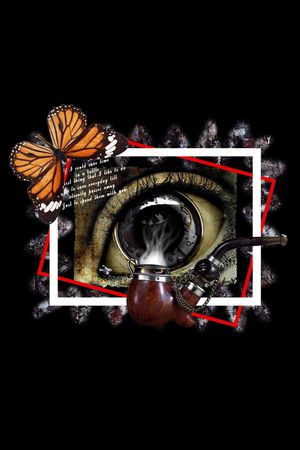 抽象男装图案印花华亿平台图片