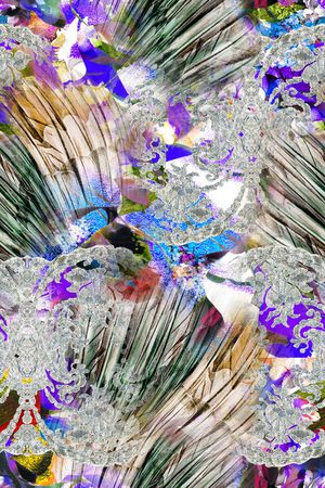 中国风印花华亿平台图片