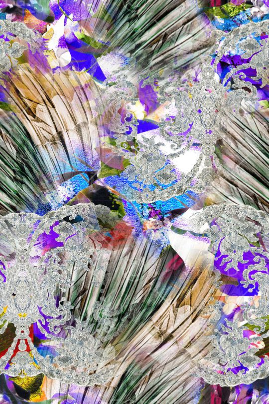 中国风印花华亿平台图片